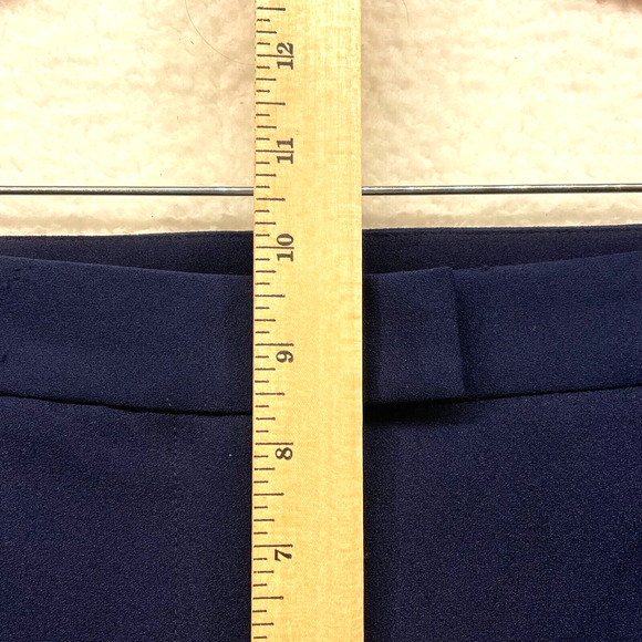 DKNY Pants Womens Small Blue Straight Leg Mid Rise Pockets Trousers Casual - Picture 8 of 10